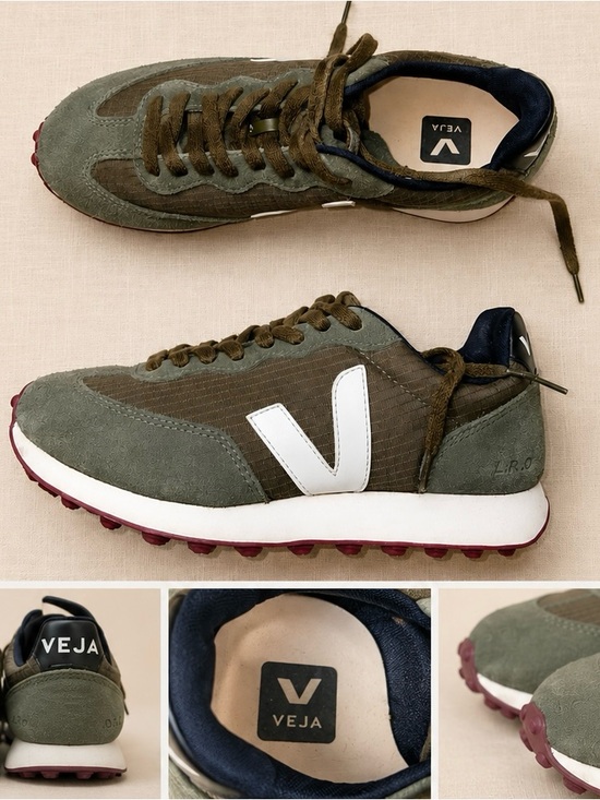 Veja Shoes - Veja Rio Branco Sneakers- Olive Green